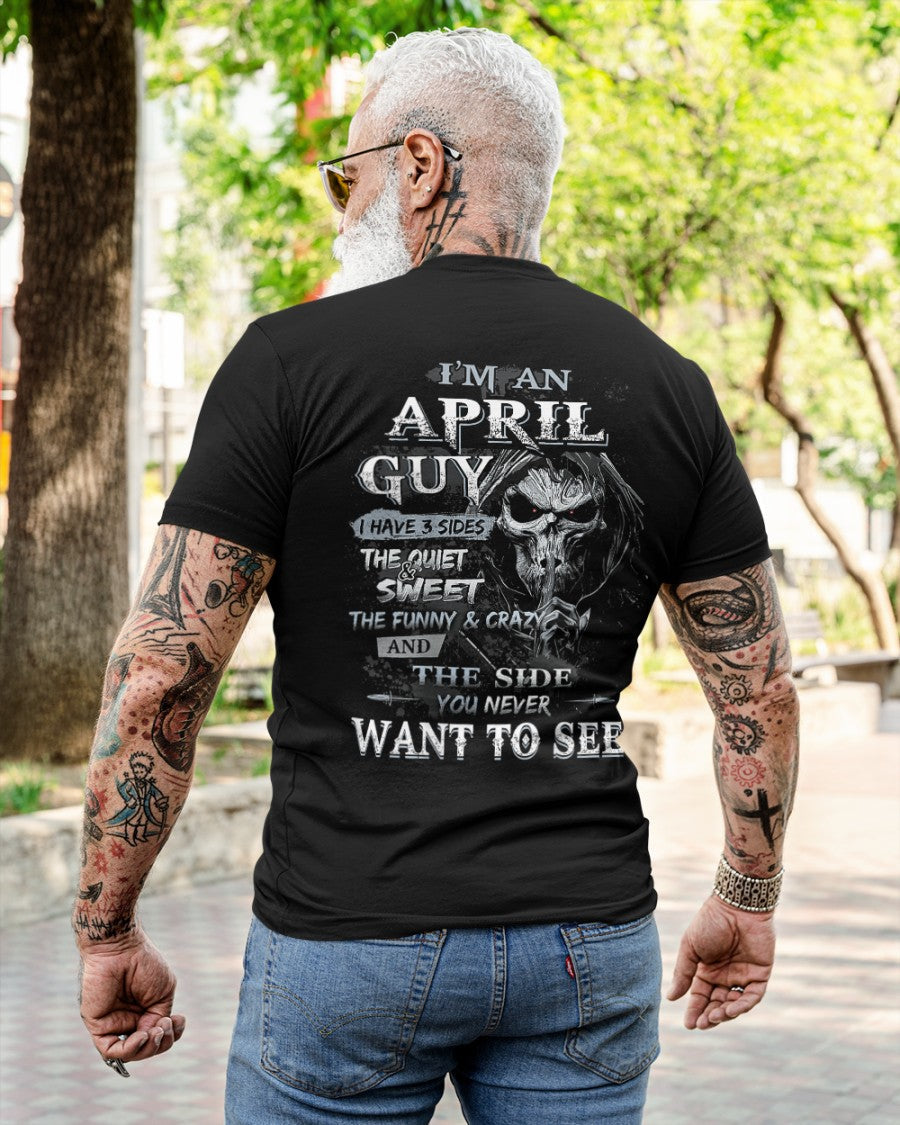 APRIL - I HAVE 3 SIDES - T-SHIRT FOR MAN - ntnt04 (SKU07-60-04)