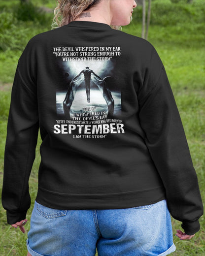 September - The Devil Whispered In My Ear - T-Shirt For Woman - ntnt09 (SKU-CHAUU-09)