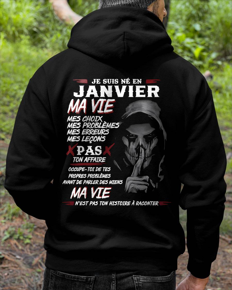 MA VIE – T-shirt pour homme – ntnt01 (SKU12-269-01)