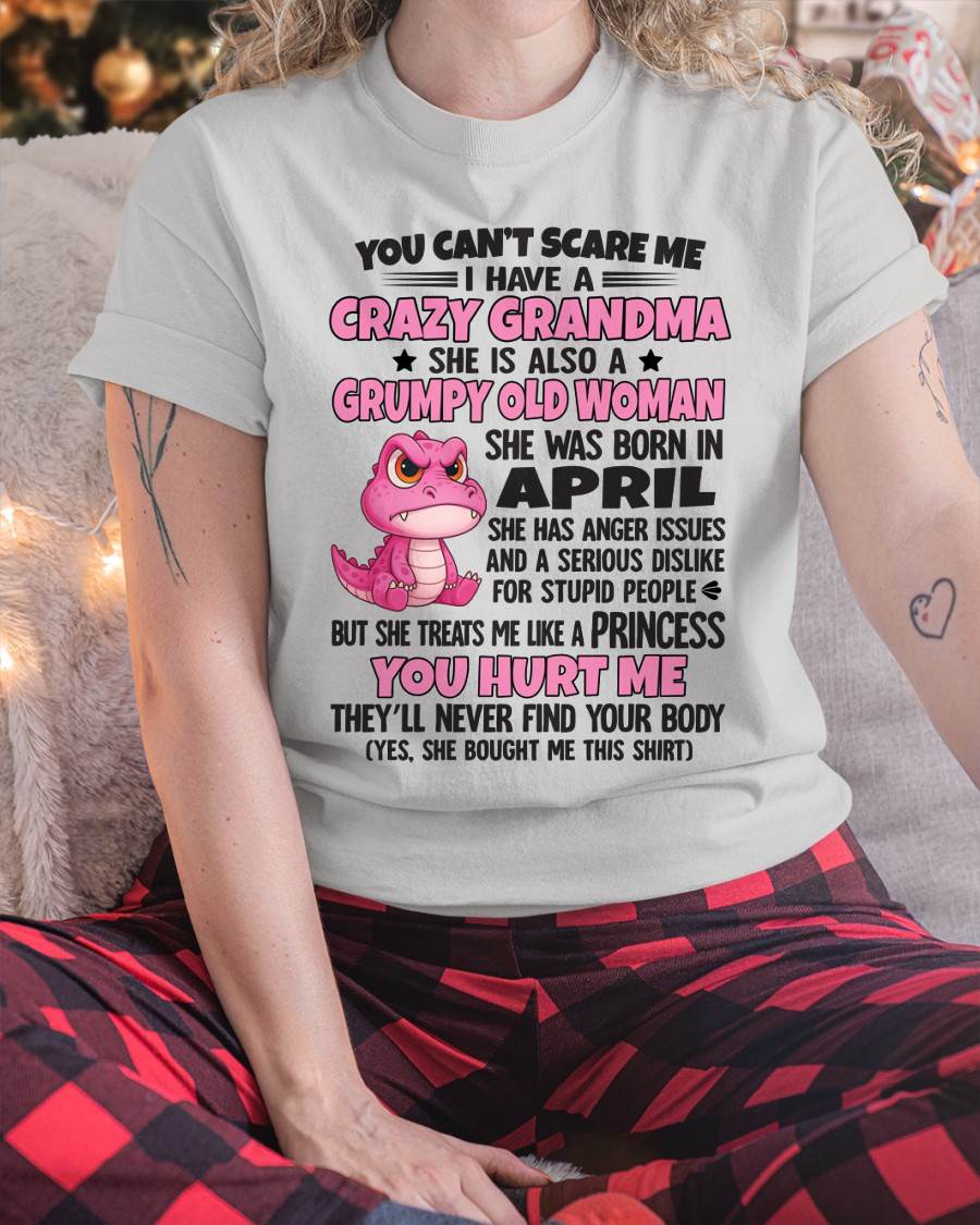 You Can’t Scare Me - Gift For Grandson And Granddaughter From Grandma - ntnt04 (SKU09-130-04)