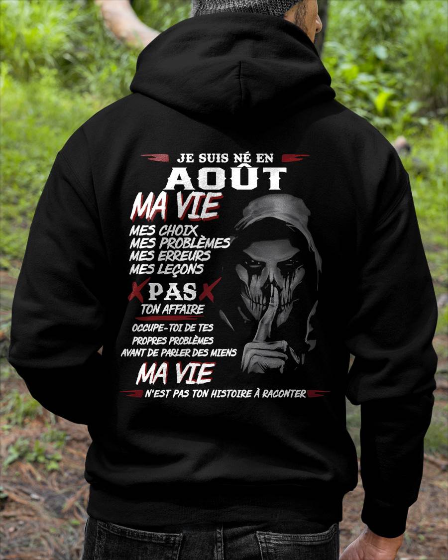 MA VIE – T-shirt pour homme – ntnt08 (SKU12-269-08)