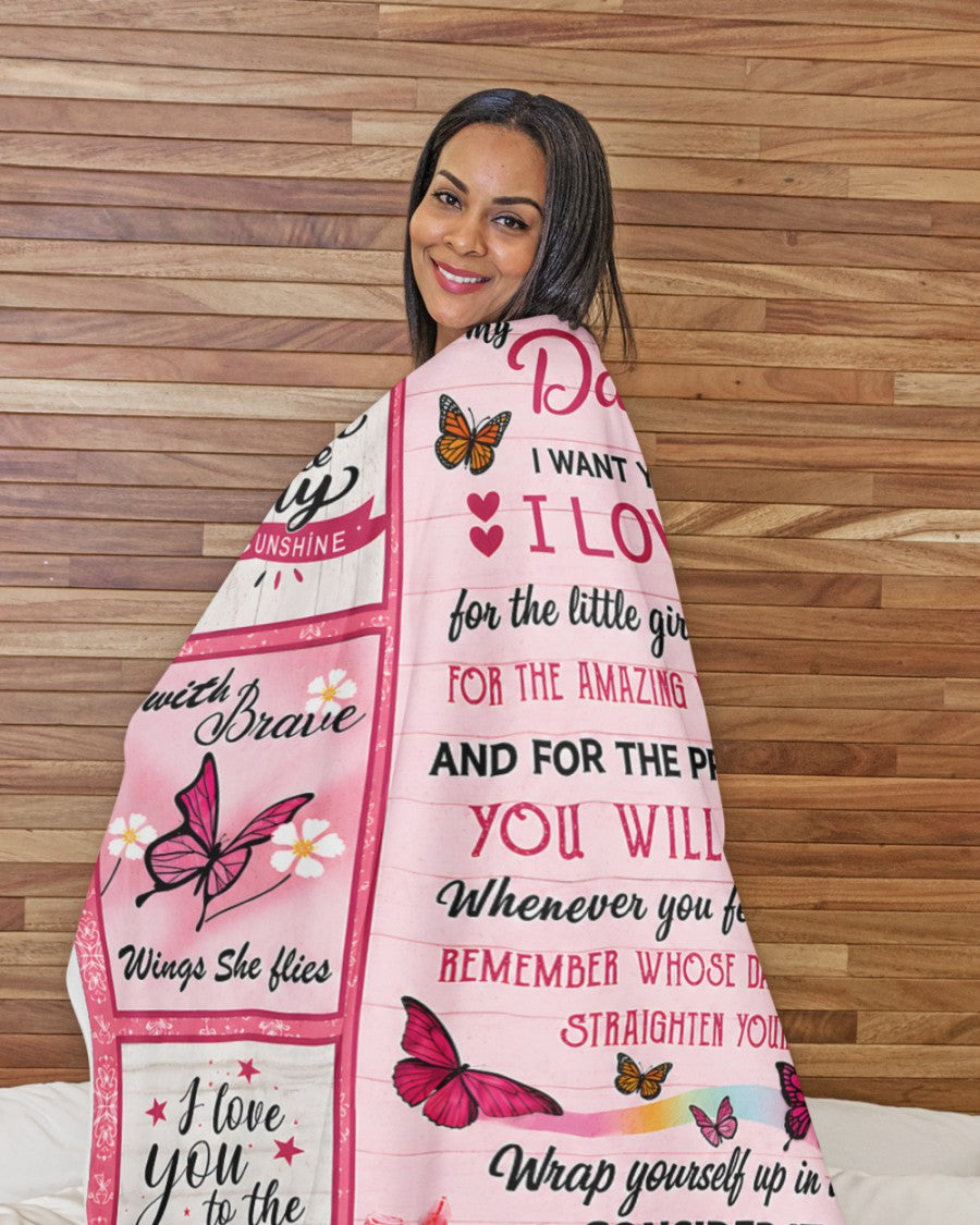 Special Gift For Your Daughter From Mom - Blanket - (SKU2608-242)