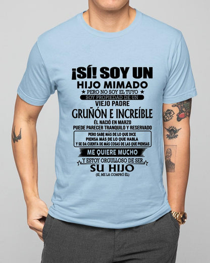(Marzo) Padre Increíble - Regalo especial para hijo - T03 (Sku.tbn07-03)