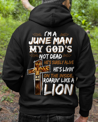 June Man My God's Not Dead Lion Christian Shirt - From Boy - NTNT06 - (SKU2604-307-06)