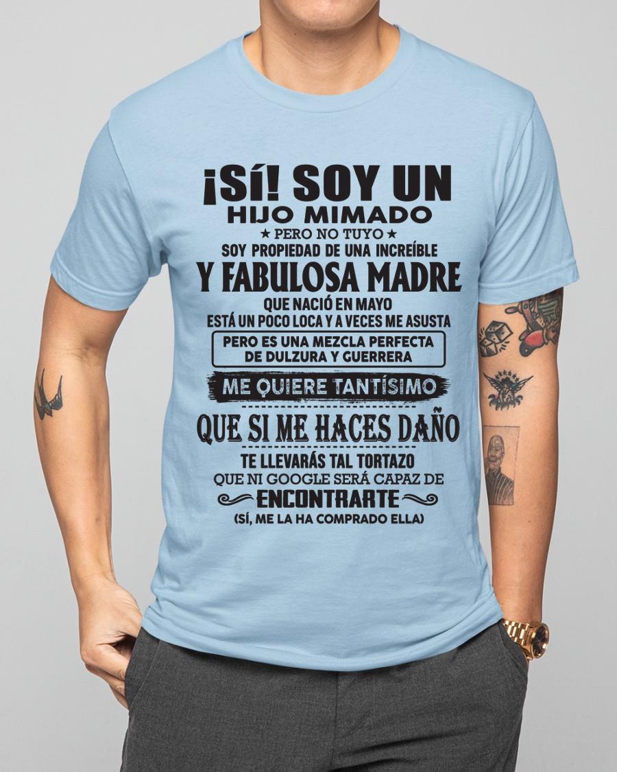 Madre increíble nació en mayo – Regalo especial para hijo – T05 (SKU06-12)