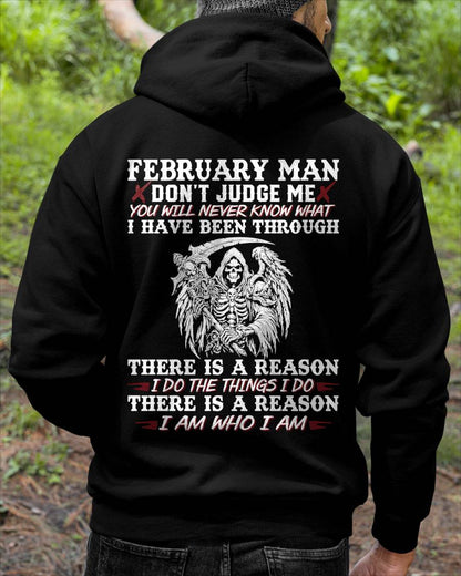 February Man Don't Judge Me – T-Shirt For Man – ntnt02 (SKU10-49-02)