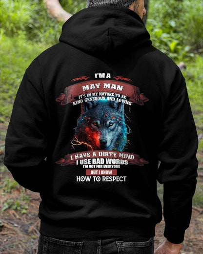 I’M A MAY MAN – T-SHIRT FOR MAN – ntnt05 (SKU12-162-05)