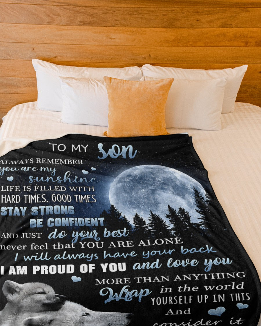 Special Gift For Your Son From Mom - Blanket - (SKU2608-576)