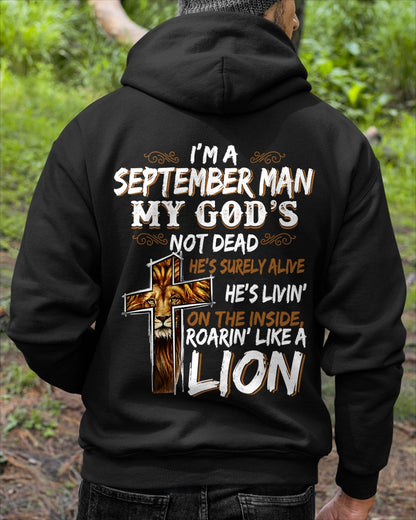 September Man My God's Not Dead Lion Christian Shirt - From Boy - NTNT09 - (SKU2604-307-09)