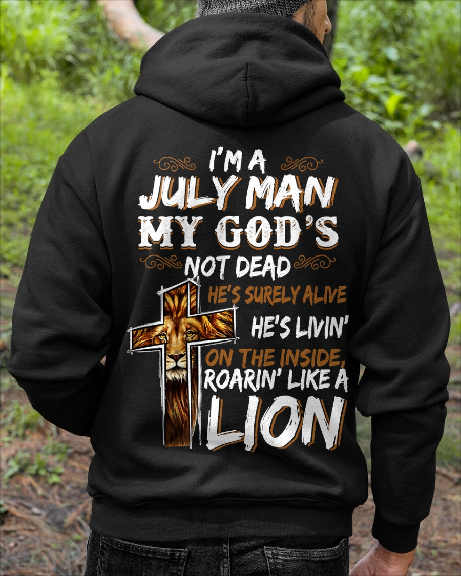 July Man My God's Not Dead Lion Christian Shirt - From Boy - NTNT07 - (SKU2604-307-07)