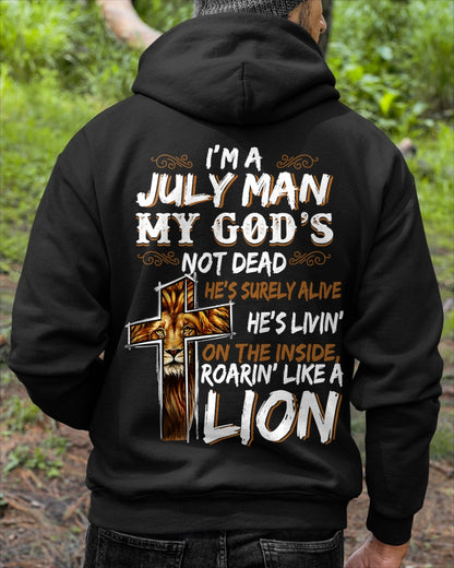 July Man My God's Not Dead Lion Christian Shirt - From Boy - NTNT07 - (SKU2604-307-07)