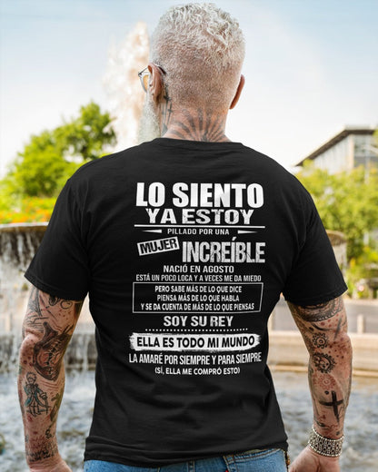 Agosto - Chica genial nació en agosto - Regalo especial para novio, esposo - T08 (SKU09-05-08)