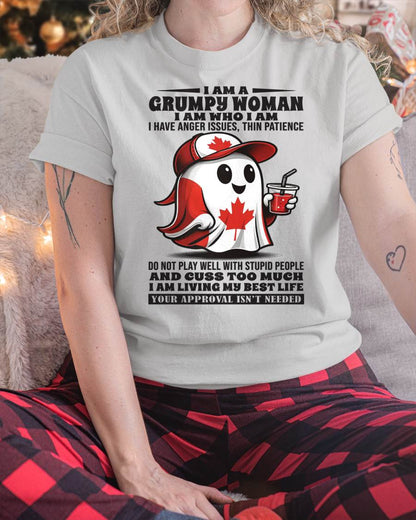I Am A Grumpy Woman I Am Who I Am - T Shirt For Woman - ntnt (SKU09-84)