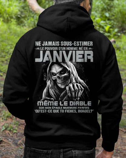 LE POUVOIR D’UN HOMME NÉ EN – T-SHIRT POUR HOMME – ntnt01 (SKU08-61-01)