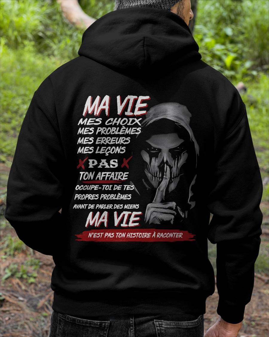 MA VIE – T-shirt pour homme – ntnt00 (SKU12-247)