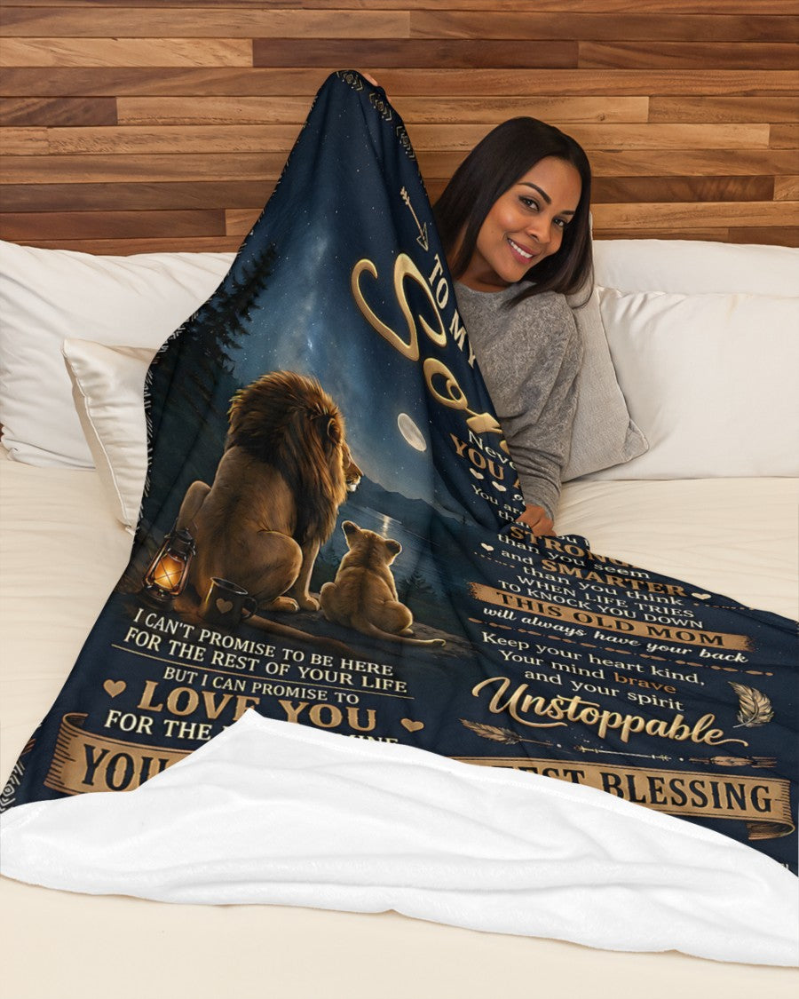 Special Gift For Your Son From Mom - Blanket - (SKU2607-21)