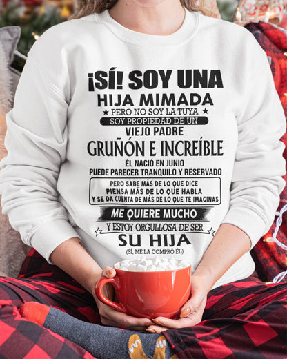 Padre nacido en Junio - Regalo especial para hija - TBN - T06 (Sku.TbnA16-06)