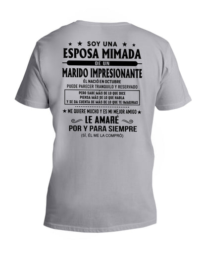 Octubre - Marido impresionante nacido en octubre - Regalo especial para tu esposa - T10 (SKU05-81-10)