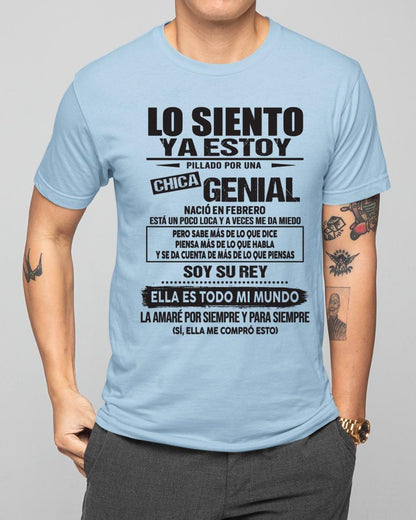 Febrero Chica Genial - Regalo especial para tu novio - T02 (SKU05-95-02)