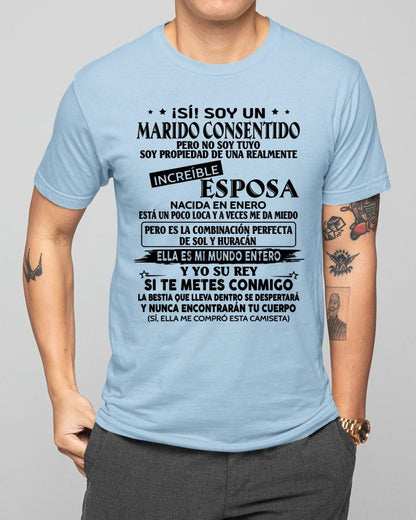 Enero Esposa - Regalo especial para Marido - T01 (Sku.tbnA4)
