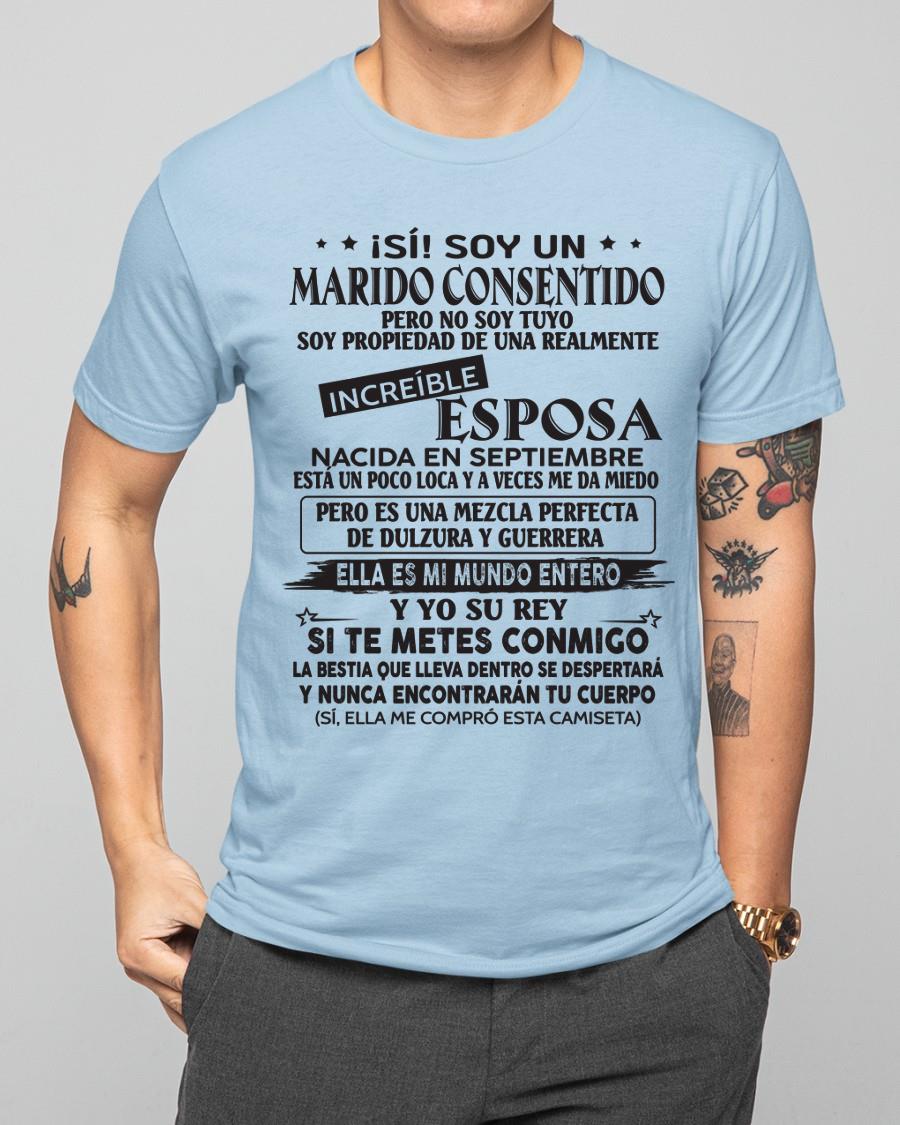 Septiembre - Esposa increíble nació en septiembre - Regalo especial para Marido - T09 (SKU05-105-09)
