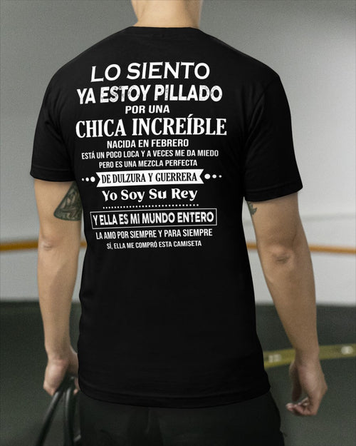 Febrero Chica Increíble - Regalo especial para tu novio - T02 (SKU04-112)