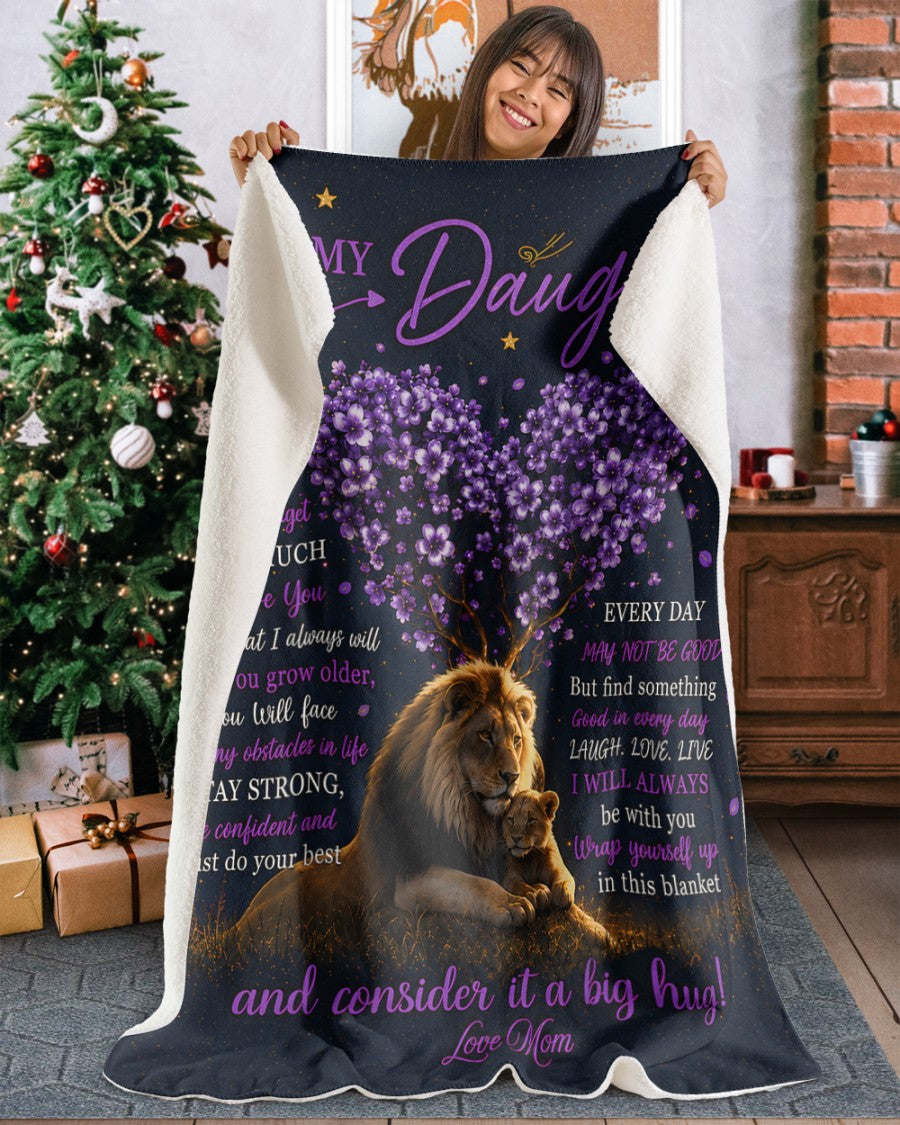 Special Gift For Your Daughter From Mom- Blanket - (SKU2607-22)