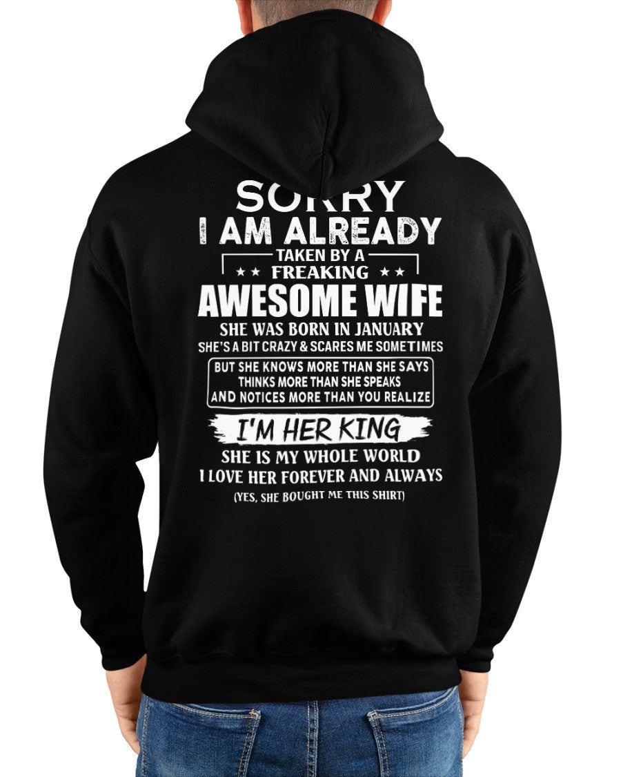 Awesome wife January - Perfect gift for your husband - ntnt01 (SKU68-79-01)