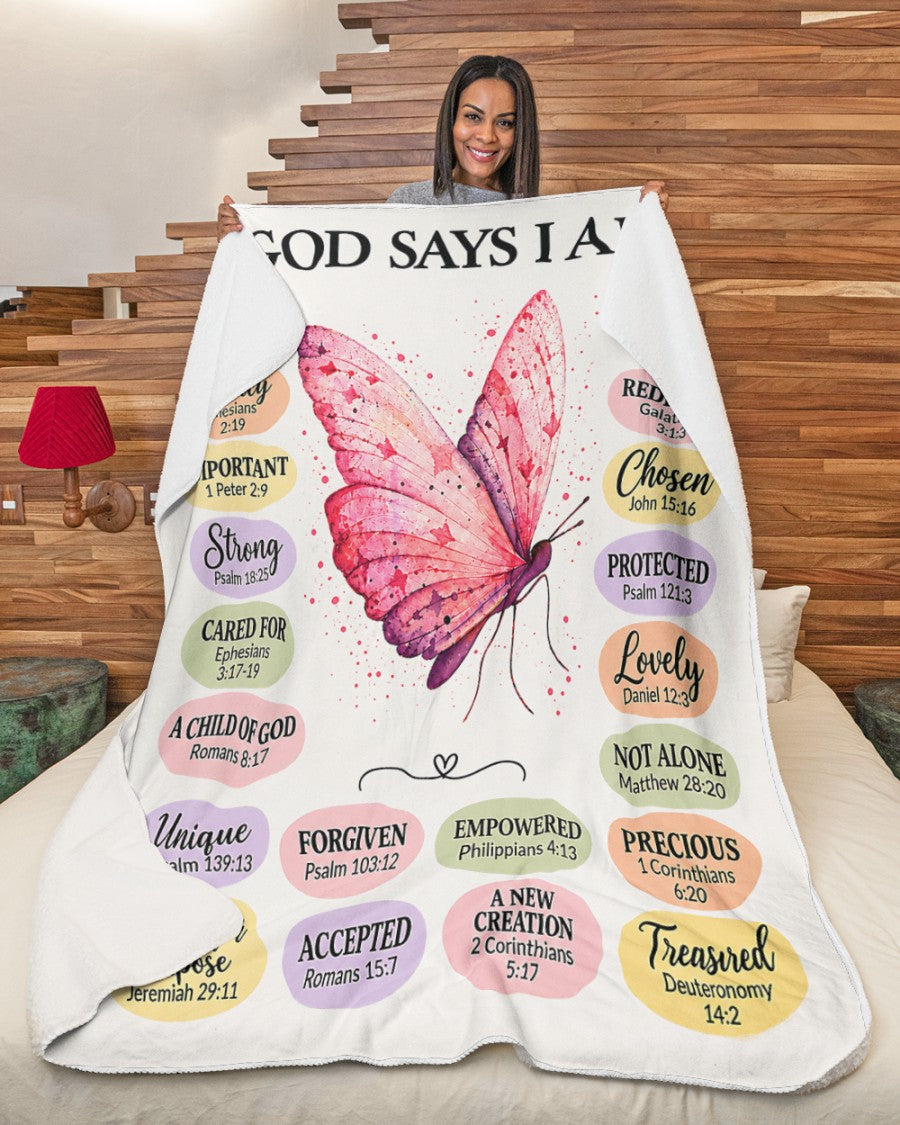 God Say I Am - Blanket (SKU2608-319)