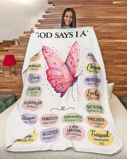 God Say I Am - Blanket (SKU2608-319)