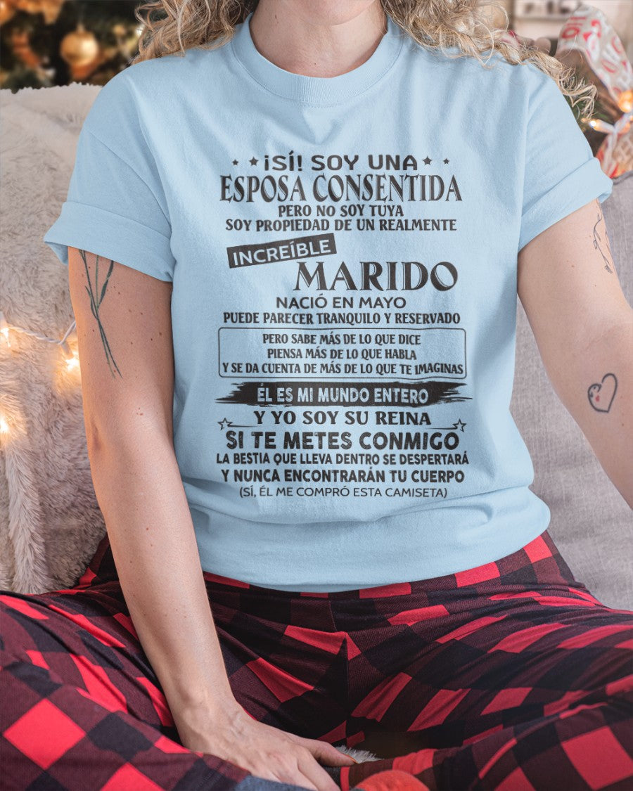 Mayo - Marido Increíble Nació En Mayo - Regalo Especial Para Esposa - T05 (SKU06-09-05)