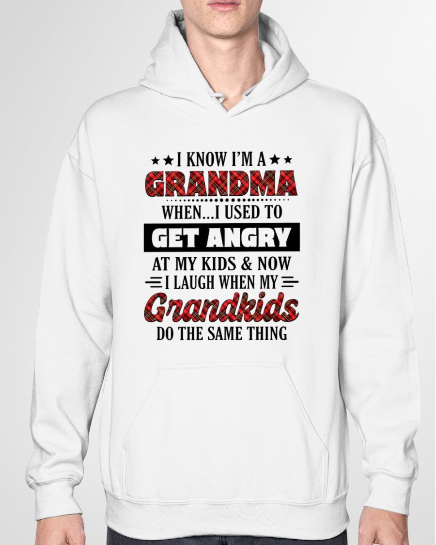 KNOW I'M A GRANDMA WHEN... I USED TO GET ANGRY AT MY KIDS & NOW I LAUGH WHEN MY GRANDKIDS DO THE SAME THING - from grandma ntnt00 (SKU07-111)
