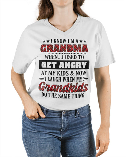 KNOW I'M A GRANDMA WHEN... I USED TO GET ANGRY AT MY KIDS & NOW I LAUGH WHEN MY GRANDKIDS DO THE SAME THING - from grandma ntnt00 (SKU07-111)