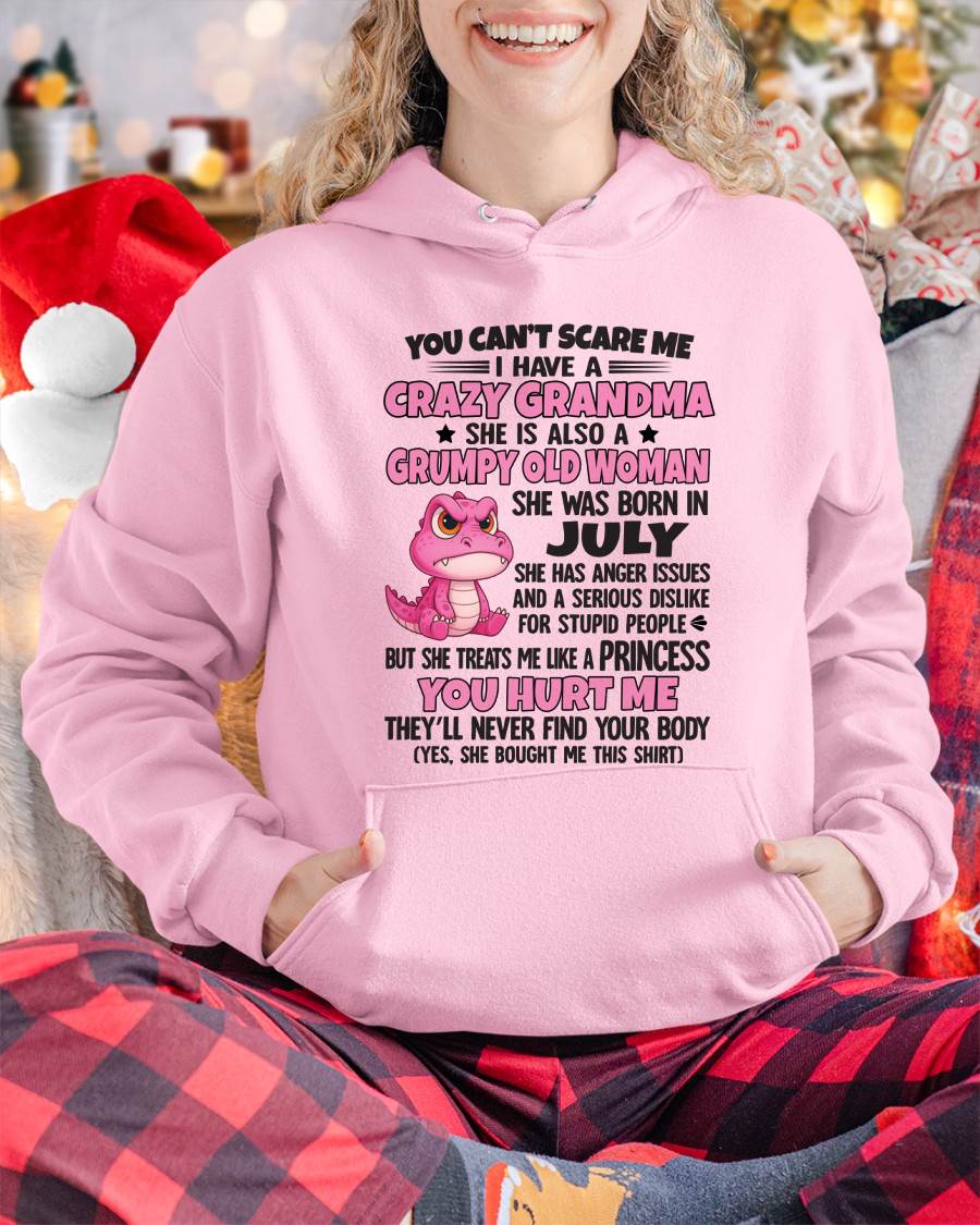 You Can’t Scare Me - Gift For Grandson And Granddaughter From Grandma - ntnt07 (SKU09-130-07)