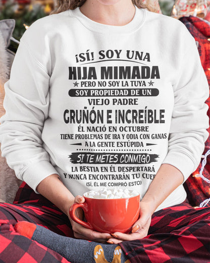 Padre increíble octubre - Regalo perfecto para tu hija - T10 (SKU07-84-10)