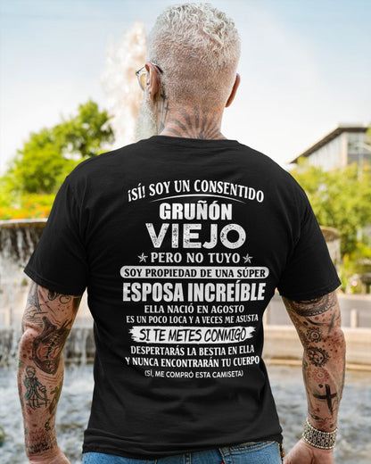 Esposa Increíble Agosto - Regalo especial para tu marido - T08 (SKU07-68-08)