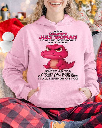 As A Grumpy January Woman - T Shirt For Woman - ntnt07 (SKU09-31-07)