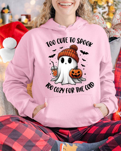 Too Cute To Spook Too Cozy For The Cold - T Shirt For Woman - ntnt (SKU09-50)