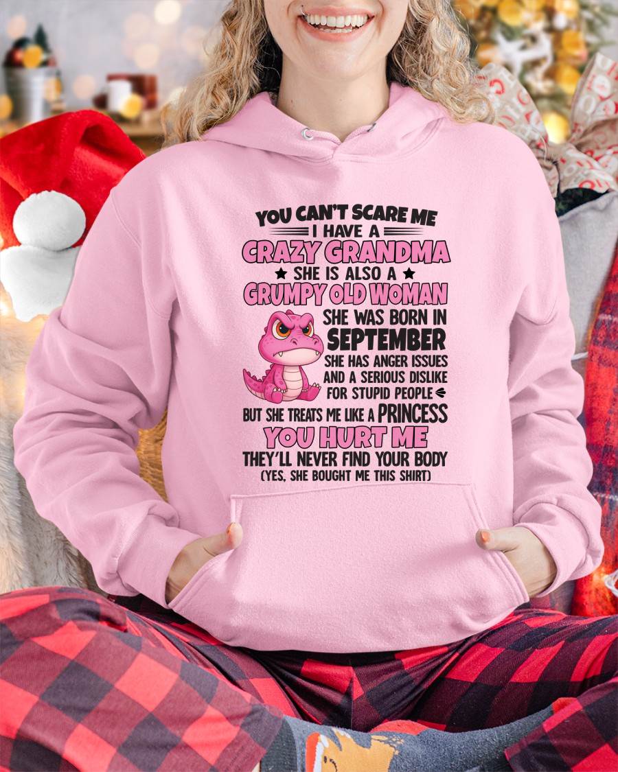You Can’t Scare Me - Gift For Grandson And Granddaughter From Grandma - ntnt09 (SKU09-130-09)