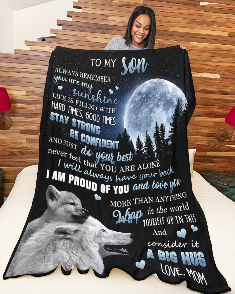 Special Gift For Your Son From Mom - Blanket - (SKU2608-576)