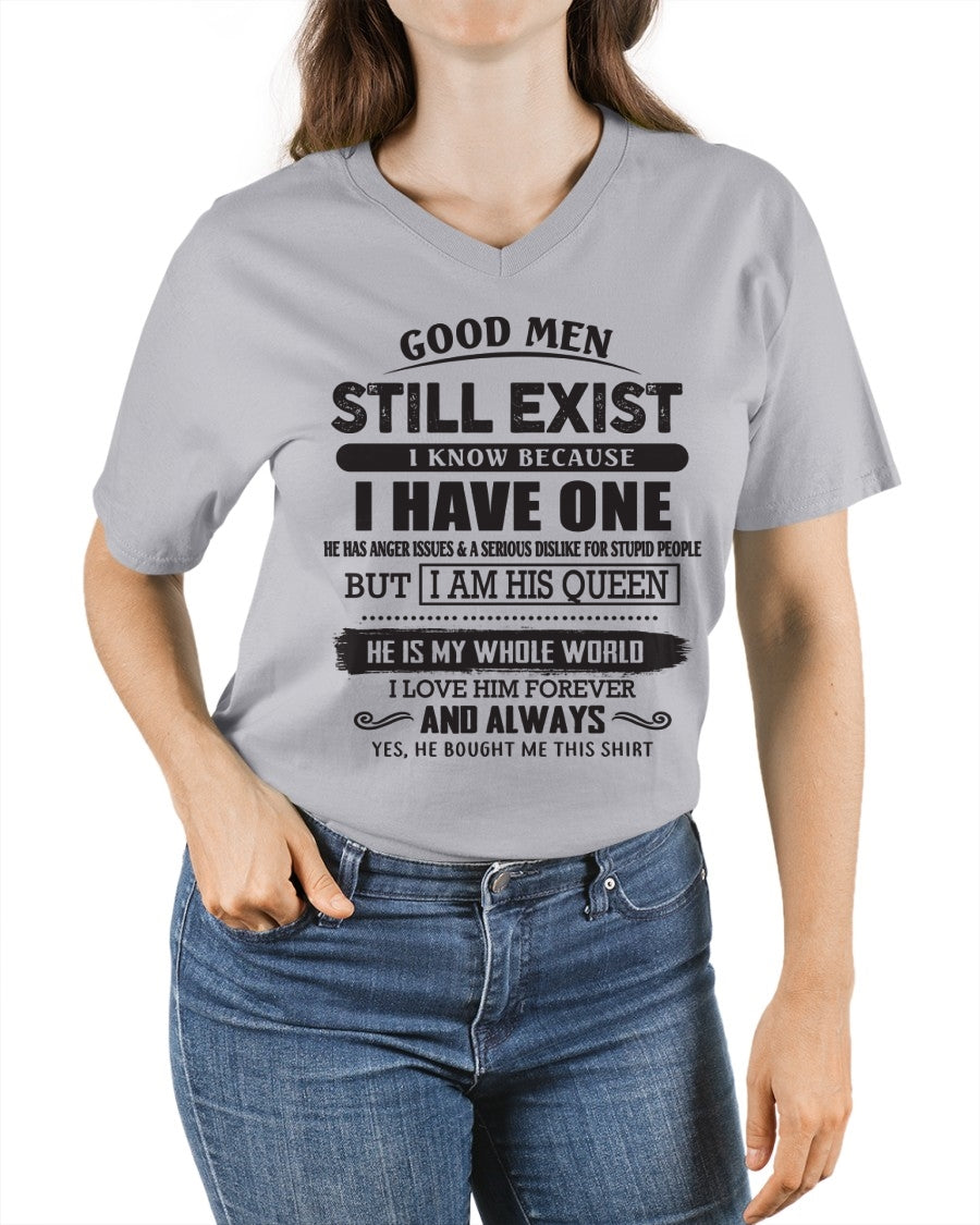Good Men Still Exist - Perfect Gift For Your Girlfriend, Wife From Husband / Man - ntnt00 (SKU07-166-00)