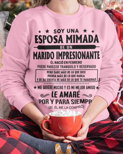 Febrero Marido Impresionante - Regalo especial para Esposa - T02 (Sku.Tbn16)