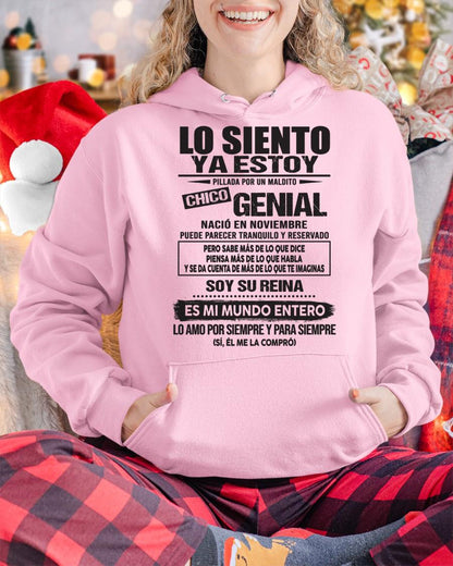Noviembre - Chico genial Nació en noviembre - Regalo especial para novia - T11 (SKU04-18)