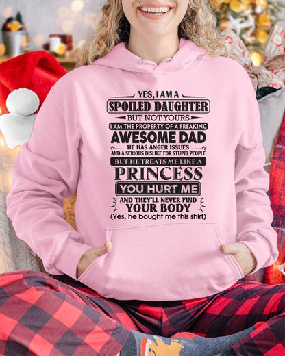 Yes, I Am A Spoiled Daughter – Gift For Daughter From Dad – ntnt00 (SKU12-267-00)