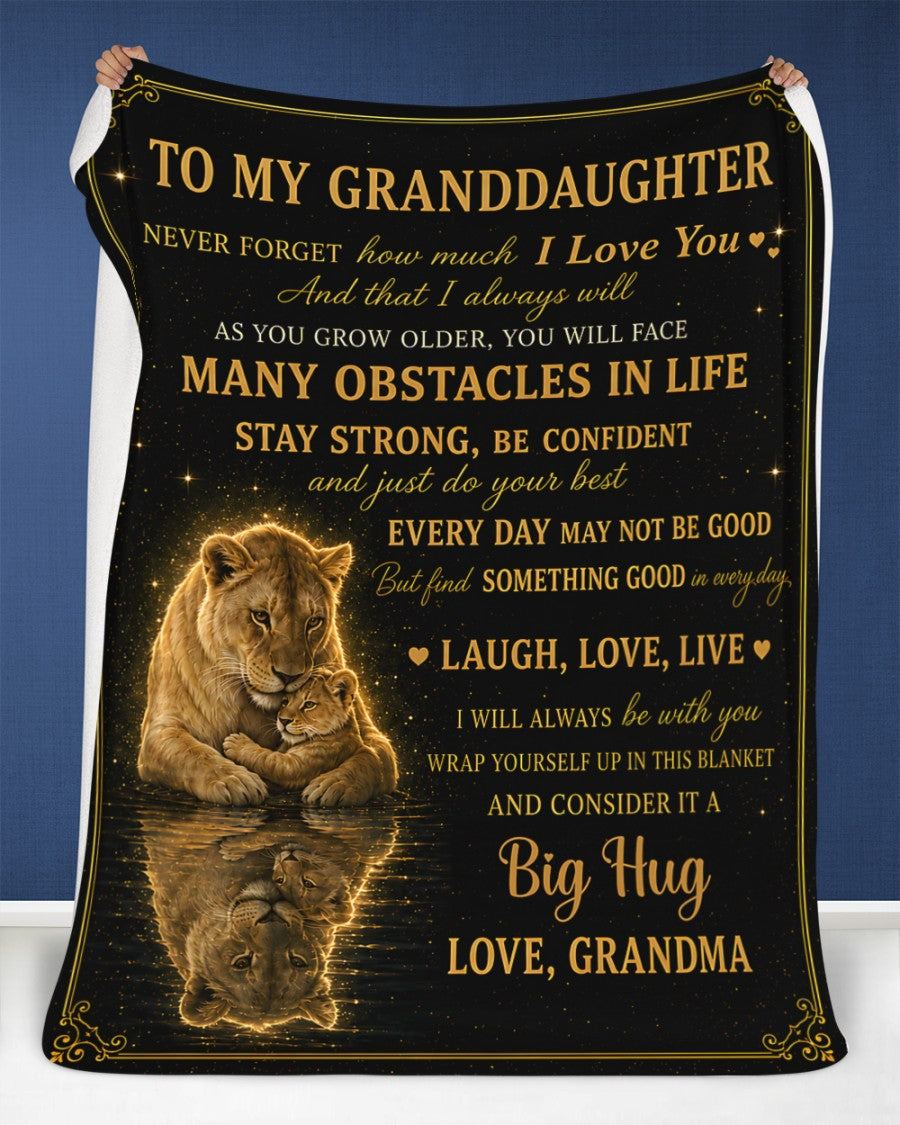 Special Gift For Your Granddaughter From Grandma- Blanket - (SKU2607-130)