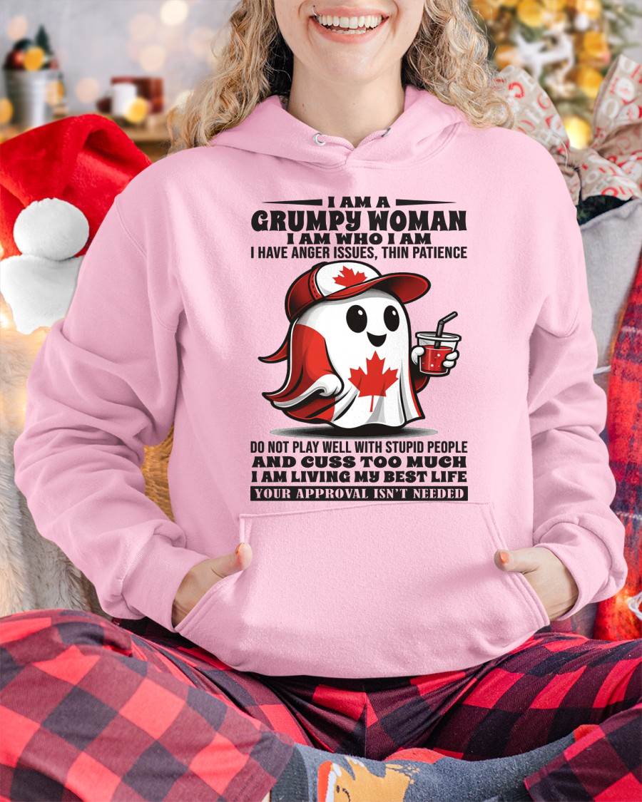 I Am A Grumpy Woman I Am Who I Am - T Shirt For Woman - ntnt (SKU09-84)