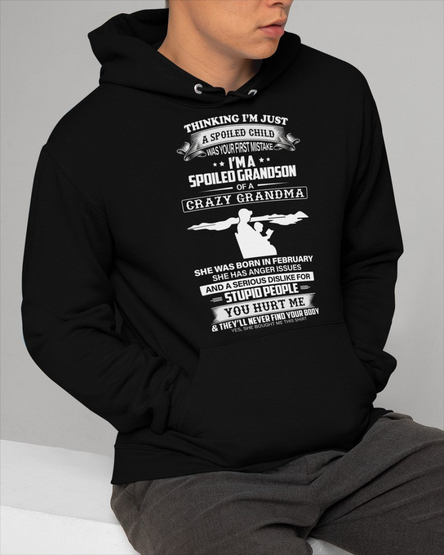 Spoiled by Grandma Shirt February Edition – From Grandma to Grandson ntnt02 (SKU-GMS2-02)