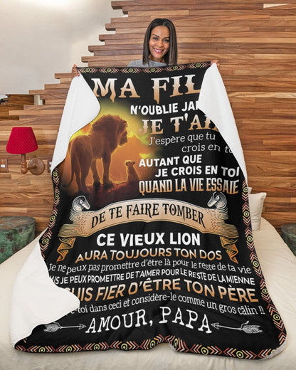 Cadeau Spécial Pour Ta Fille Couverture - De Papa (SKUB09-101)
