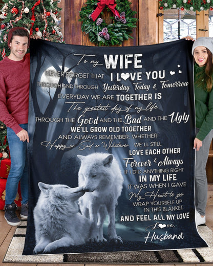 Special Gift For Your Daughter From Dad- Blanket - (SKU2608-38)