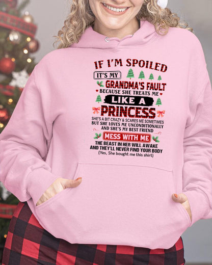 CHRISTMAX T-SHRIT FOR GRANDDAUGHTER - GIFT FROM GRANDMA - ntnt00